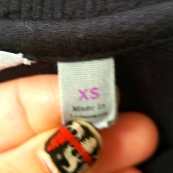 ATHLETA R&R Quilted Pullover Black Cozy CYA Sweatshirt Top Zippers XS - Picture 8 of 9